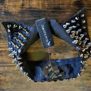 Blackheart Black Studded Choker